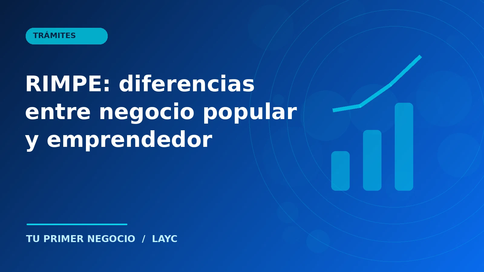 RIMPE: diferencias entre negocio popular y emprendedor