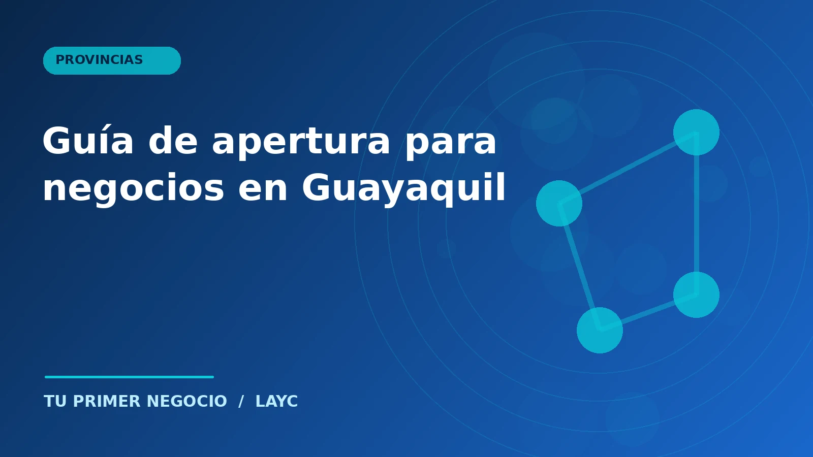 Guía de apertura para negocios en Guayaquil