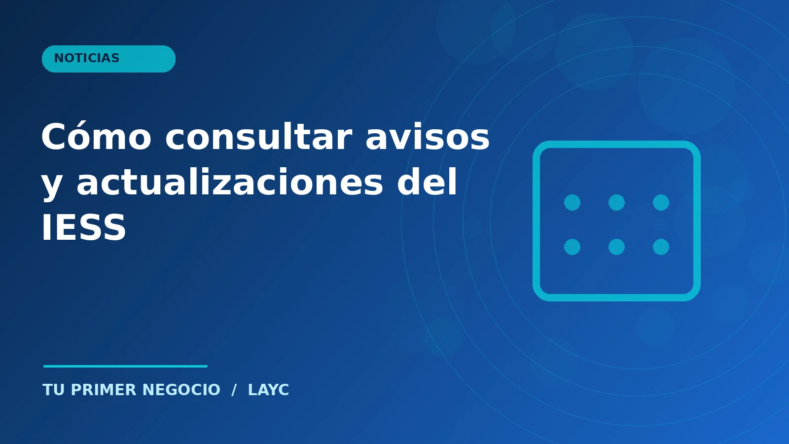 Cómo consultar avisos y actualizaciones del IESS
