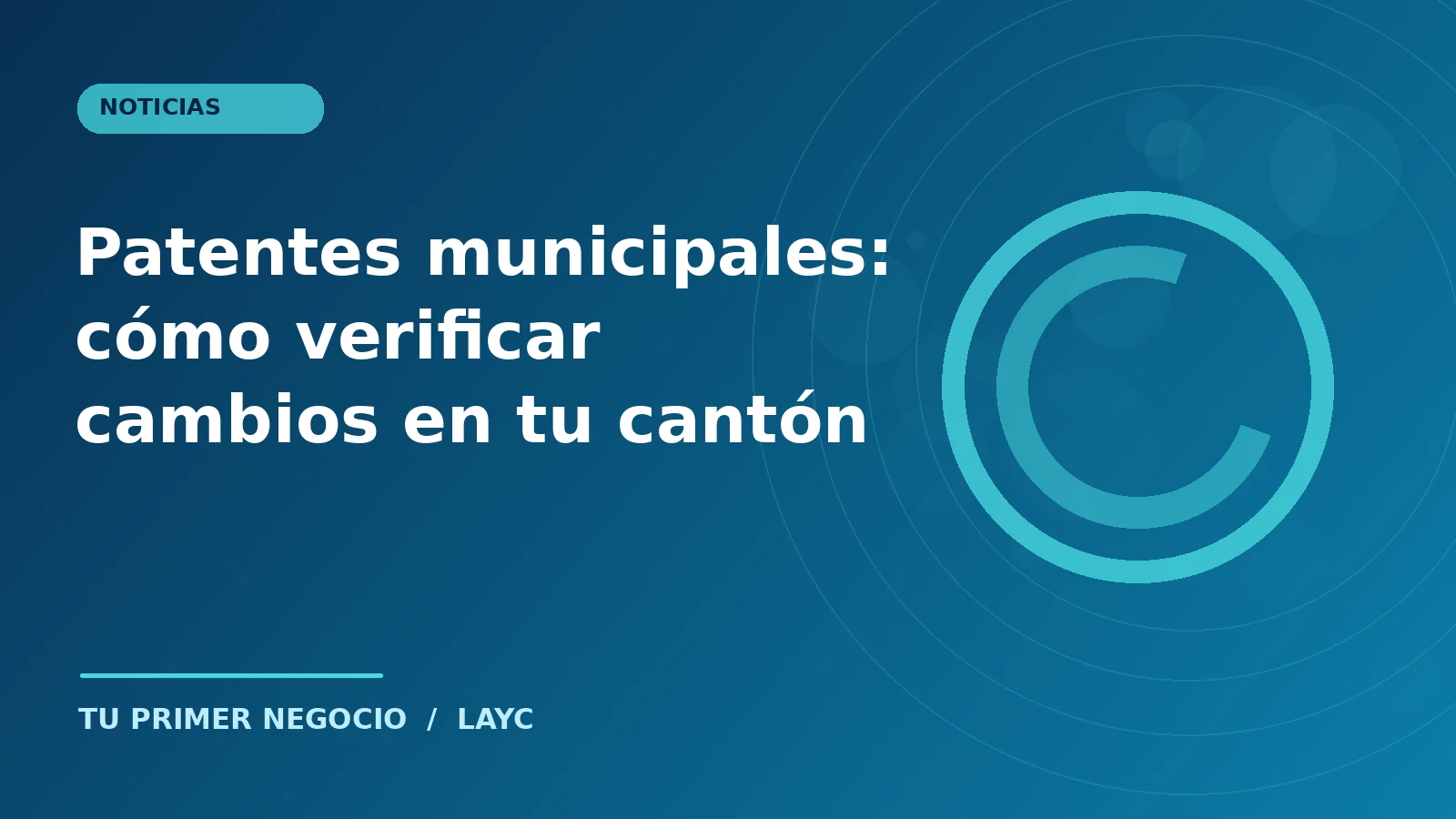 Patentes municipales: cómo verificar cambios en tu cantón